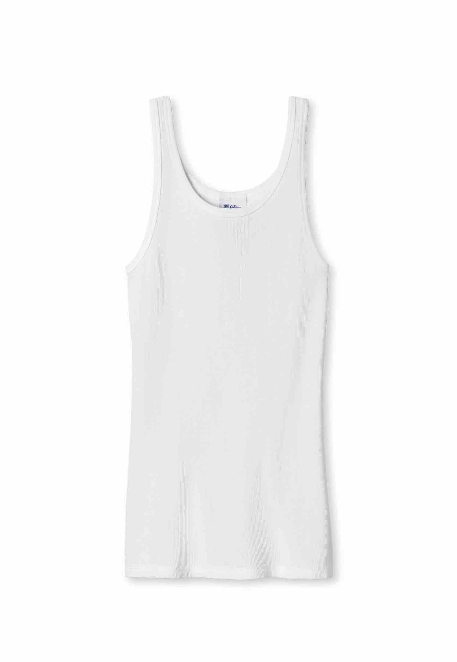 Schiesser Revival Womens Basic Greta Tank Top White